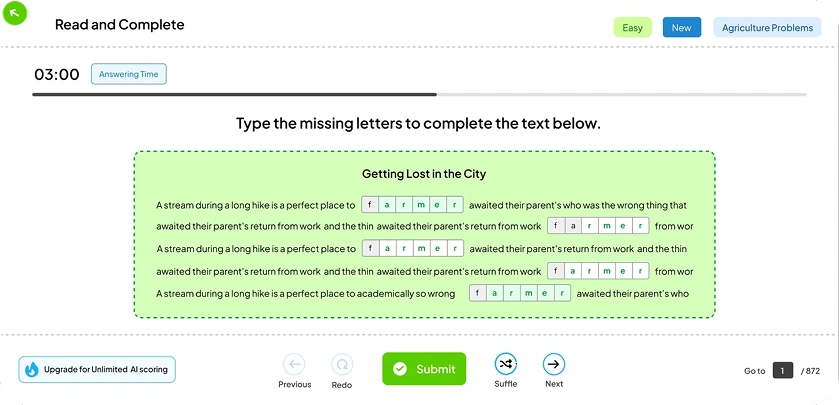 Read and Complete Image