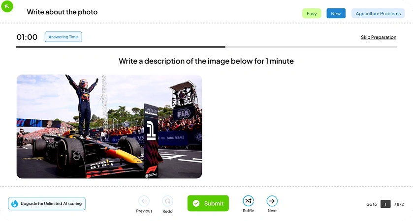 Write About the Photo Image