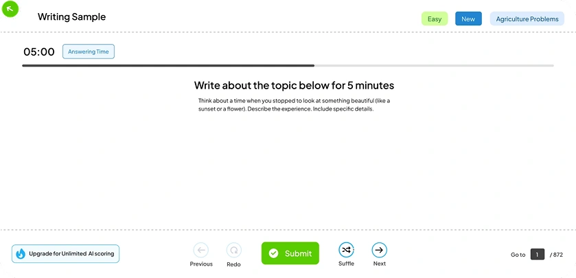 Writing Sample Image