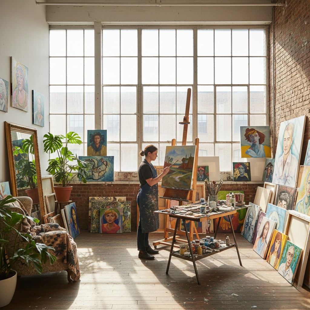 Duolingo Picture Description Examples